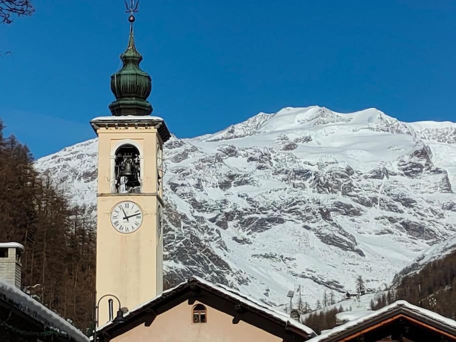 Appartement Trilocale 75 mq.partenza seggiovia Jolanda Trinité à Gressoney-la-Trinité Extérieur photo